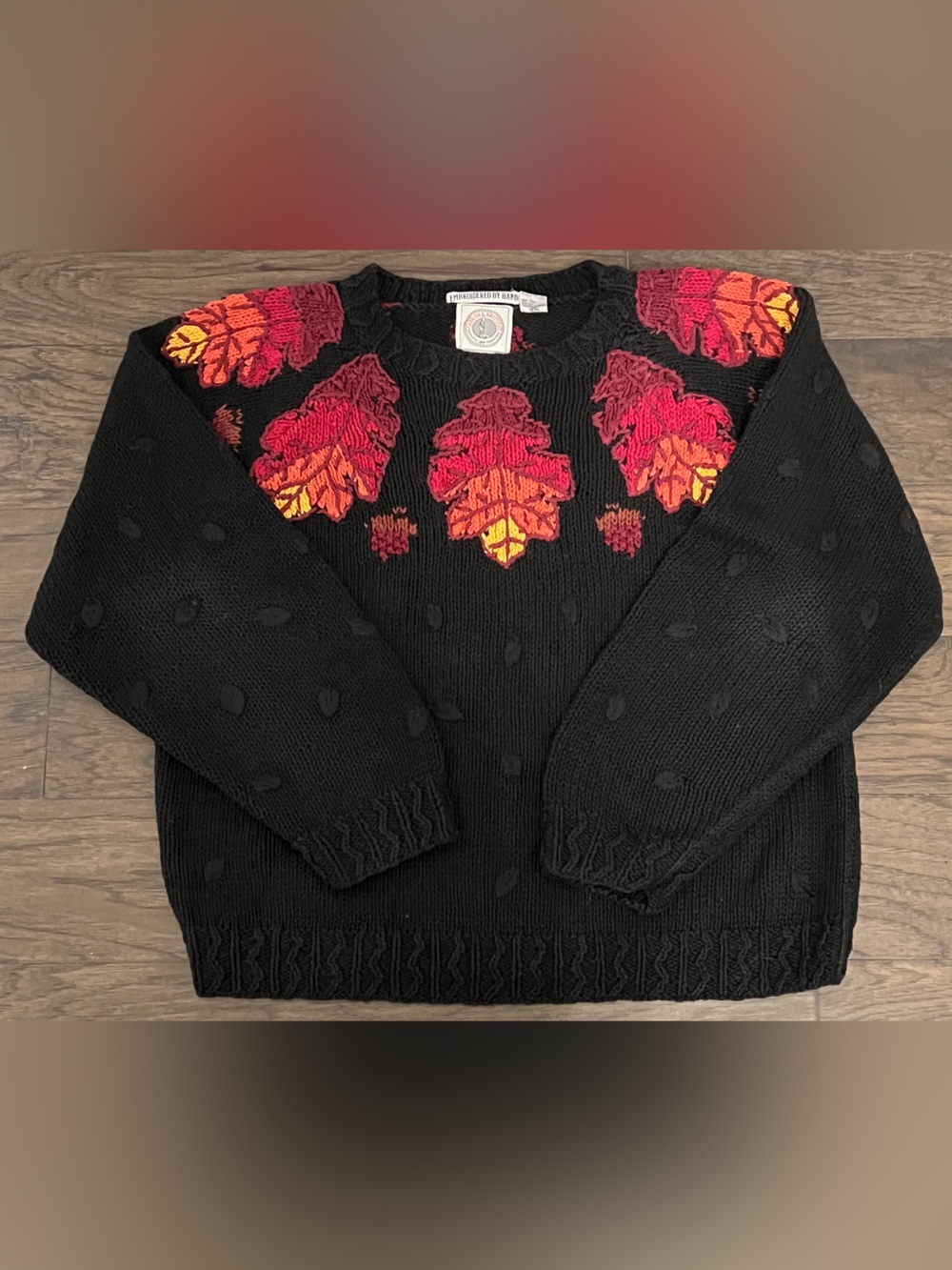Vintage Fair Isle Autumn/Fall Sweater —  Size M